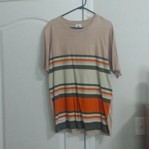 Men's LRG Striped Color wave T-shirt Size XL